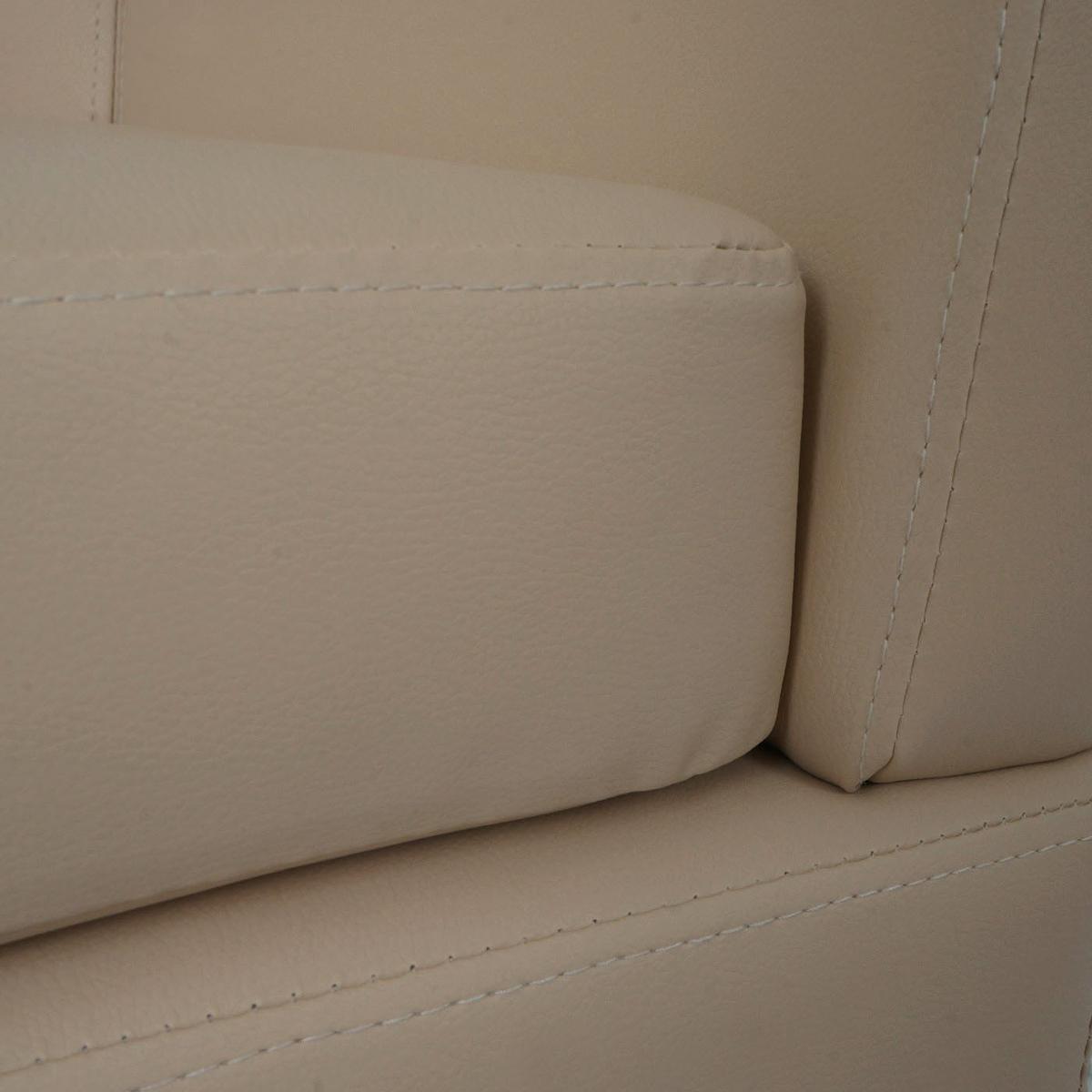 LOUNGE-SESSEL Cremeweiß - Weiß, Textil (72/72/60cm) - MCW