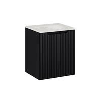 WASCHTISCH 50cm Riva Schwarz - Schwarz, Holzwerkstoff (50/57/40cm) - Petits-meubles