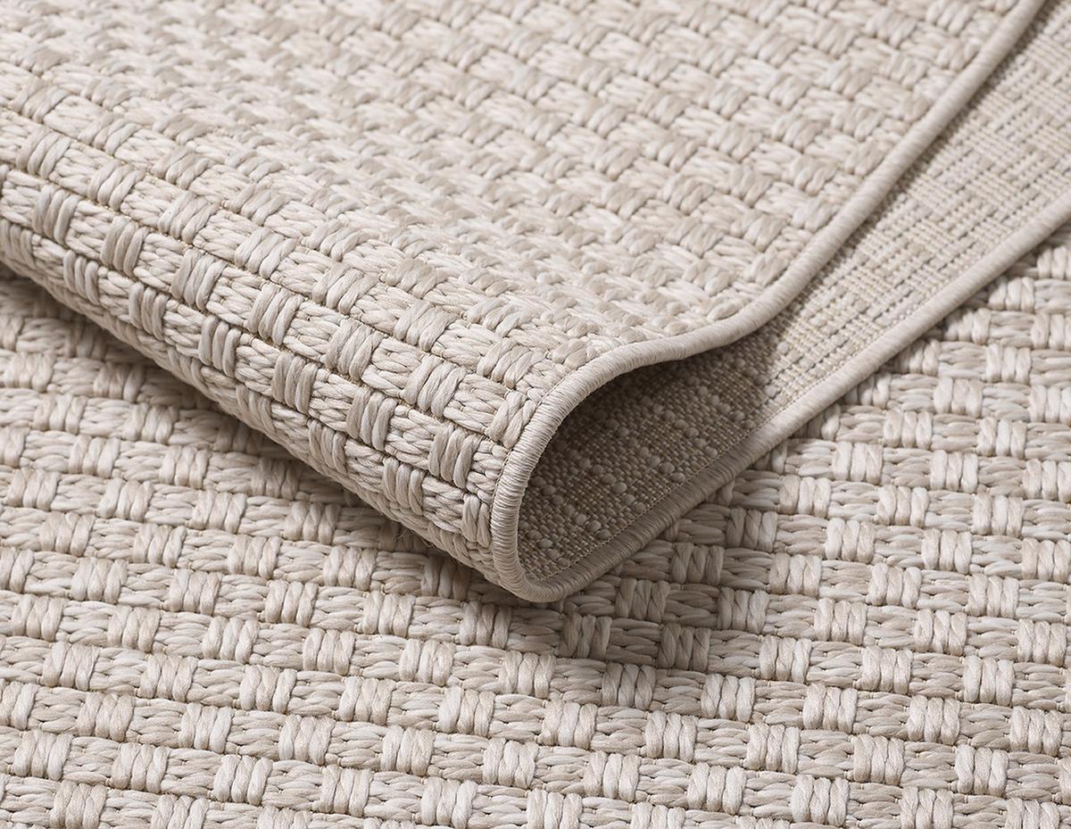 TEPPICHLÄUFER Uni BROYE Polypropylen Beige 80 x 250 cm - Beige, Textil (80/250cm) - KADIMA DESIGN