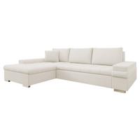 ECKSOFA Bangkok Mini Premium - Silberfarben/Naturfarben, Holz/Textil (274/182cm) - MIRJAN24