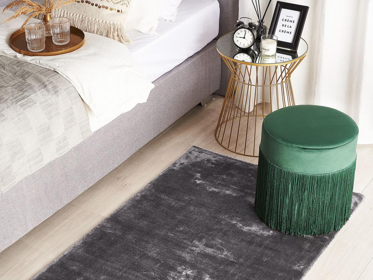 KURZFLOR-TEPPICH Gesi II 150/80 cm - Grau, Naturmaterialien (80/150cm) - Beliani
