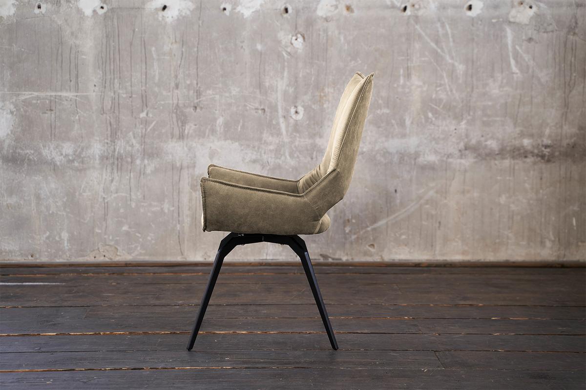 DREHSTUHL SIVO Beige Webstoff - Beige, Textil (57/95/56cm) - KAWOLA