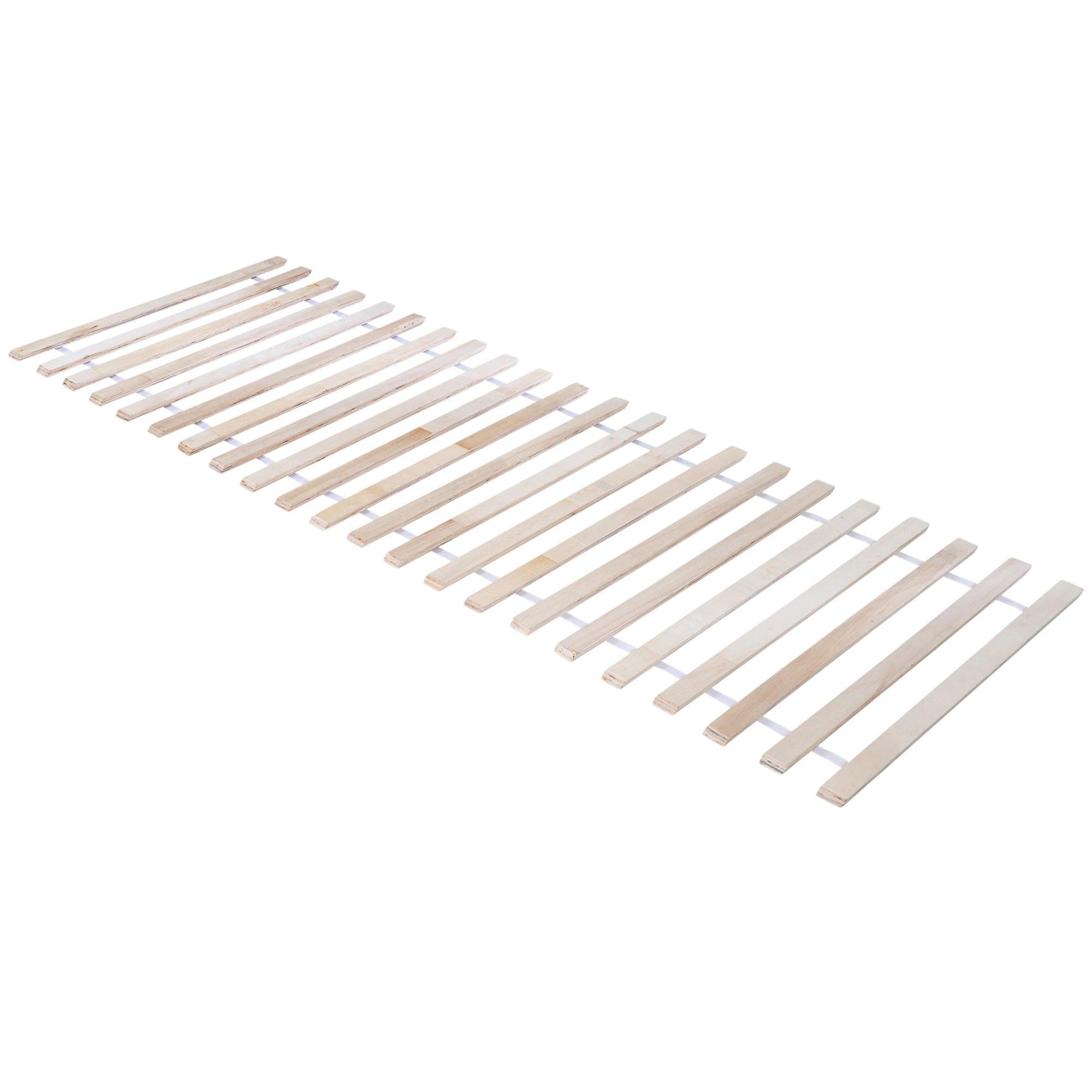 ROLL-LATTENROST roba Montessori Hausbett 90 x 200 cm - Naturfarben, Holzwerkstoff (90/1/200cm) - Roba