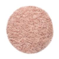 HOCHFLORTEPPICH Waschbar, einfarbig, Rosa, Ø 60 cm - Rosa, Textil (60/60cm) - KADIMA DESIGN