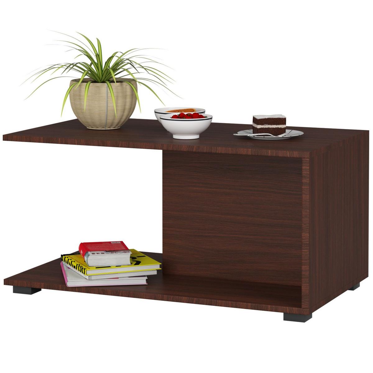 COUCHTISCH Dunkelbraun 45/90/50 - Dunkelbraun, Textil (50/90/45cm) - RAUMHIRSCH FURNITURE