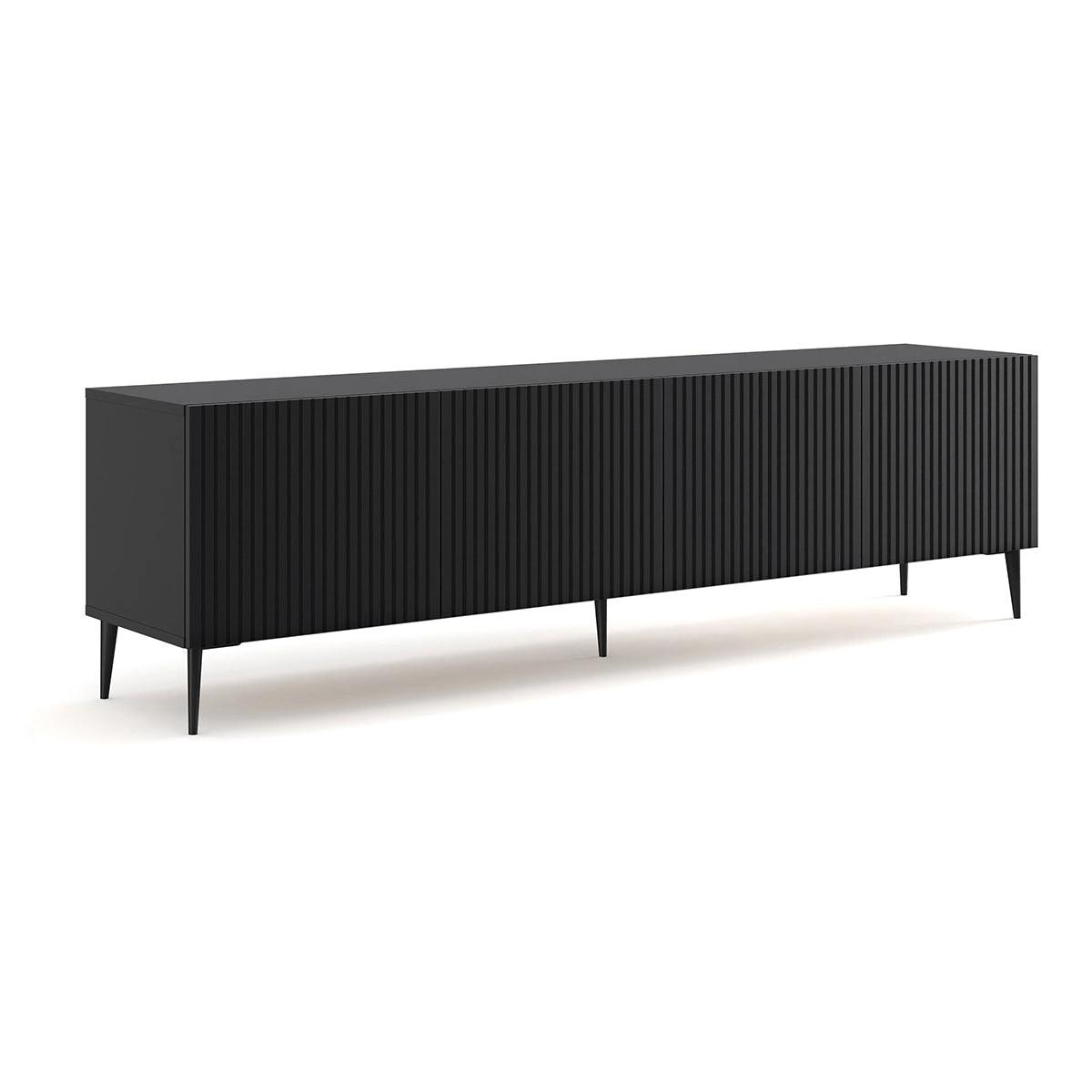 TV-MÖBEL Philaé Schwarz - Schwarz, Holzwerkstoff (200/56/42cm) - Petits-meubles