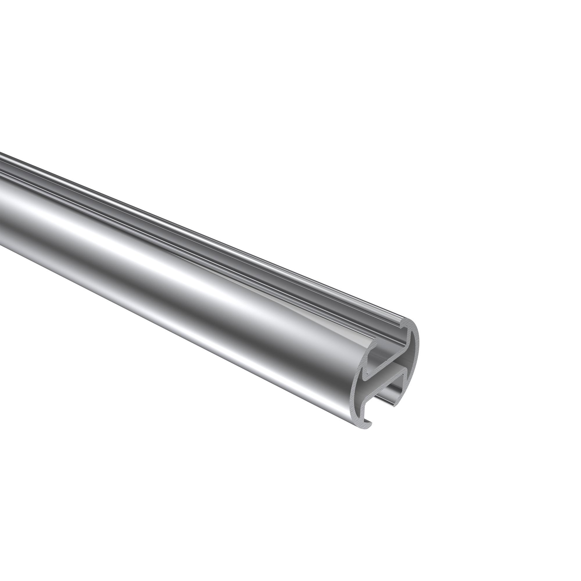 INNENLAUFPROFIL 100 cm, 20 mm Ø Chrom - Chromfarben, Metall (100cm) - INTERDECO