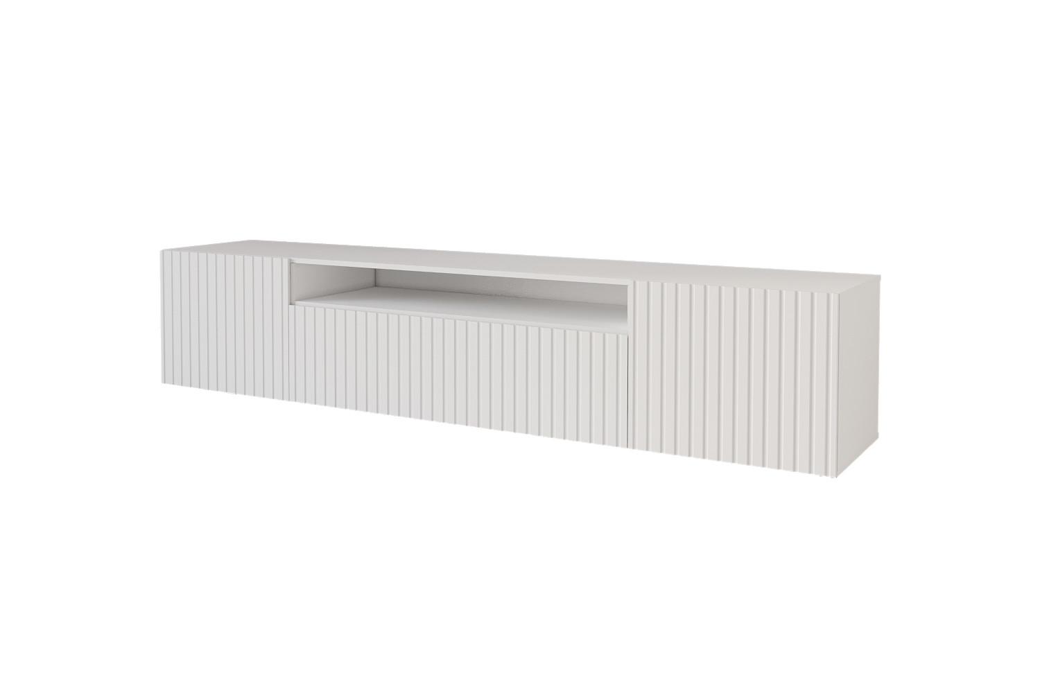 LOWBOARD KITO-W 200x40x41 cm - Weiß - Weiß, Holzwerkstoff (200/40/41cm) - ALTDECOR