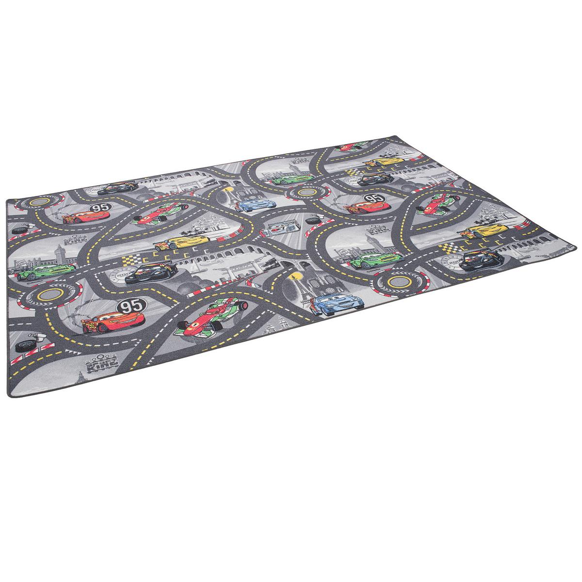 KINDER UND SPIELTEPPICH DISNEY CARS - Grau, Textil (160/200cm) - Snapstyle