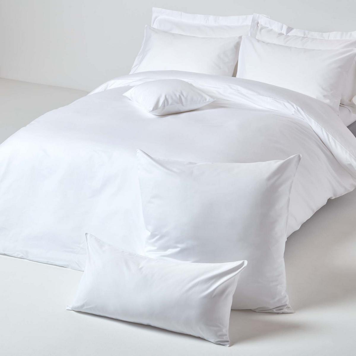 KISSENBEZUG Premium, Ägyptische Baumwolle, Fadendichte 1000 - Weiß, Textil (80/80cm) - Homescapes