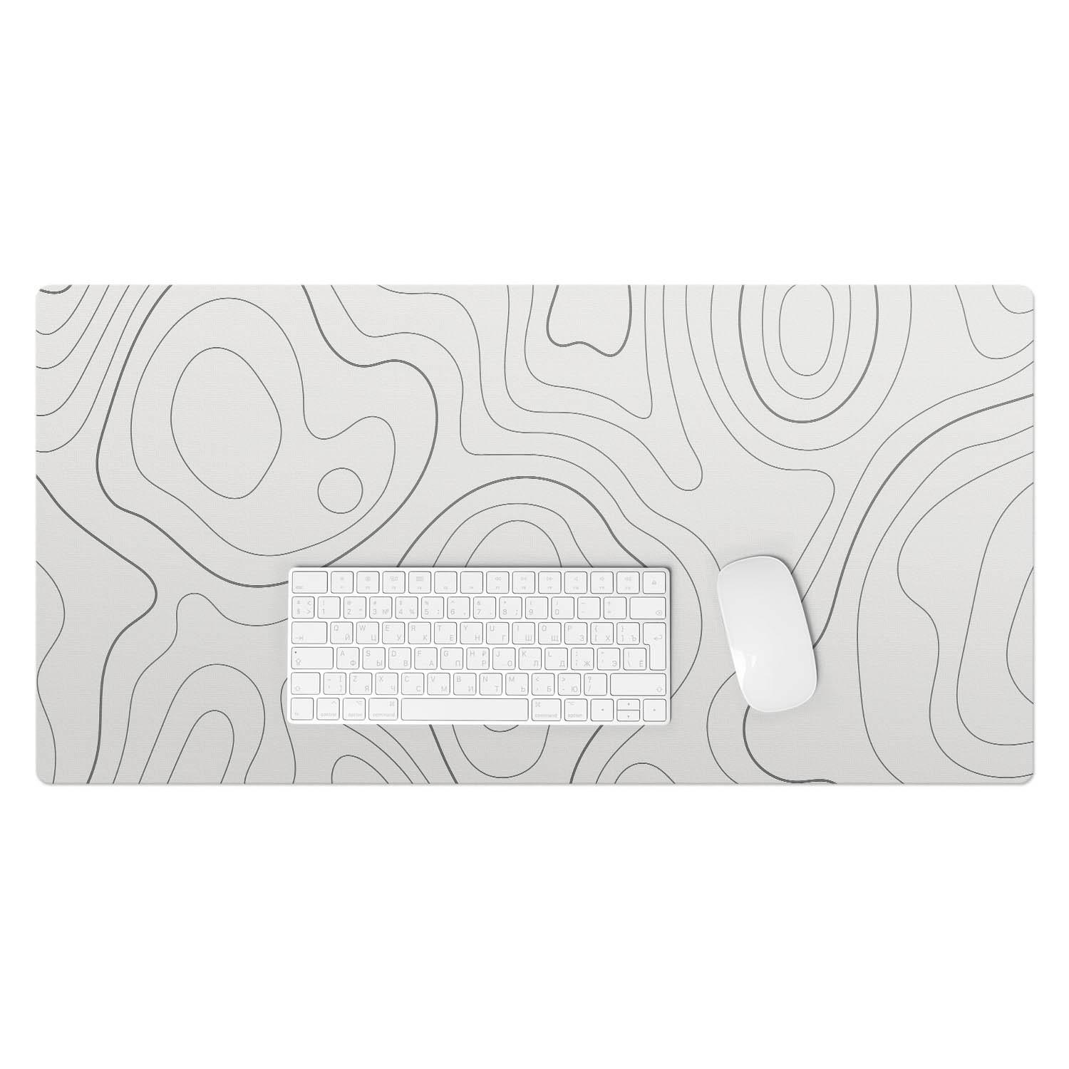 SCHREIBTISCHUNTERLAGE 90x45 cm Weiß - Weiß, Kunststoff (90/45/1.6cm) - Wallfluent