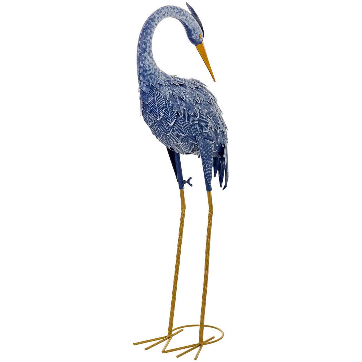 FIGUR aus metall 28x18x78cm - Blau, Metall (28/78/18cm) - Wanderlust