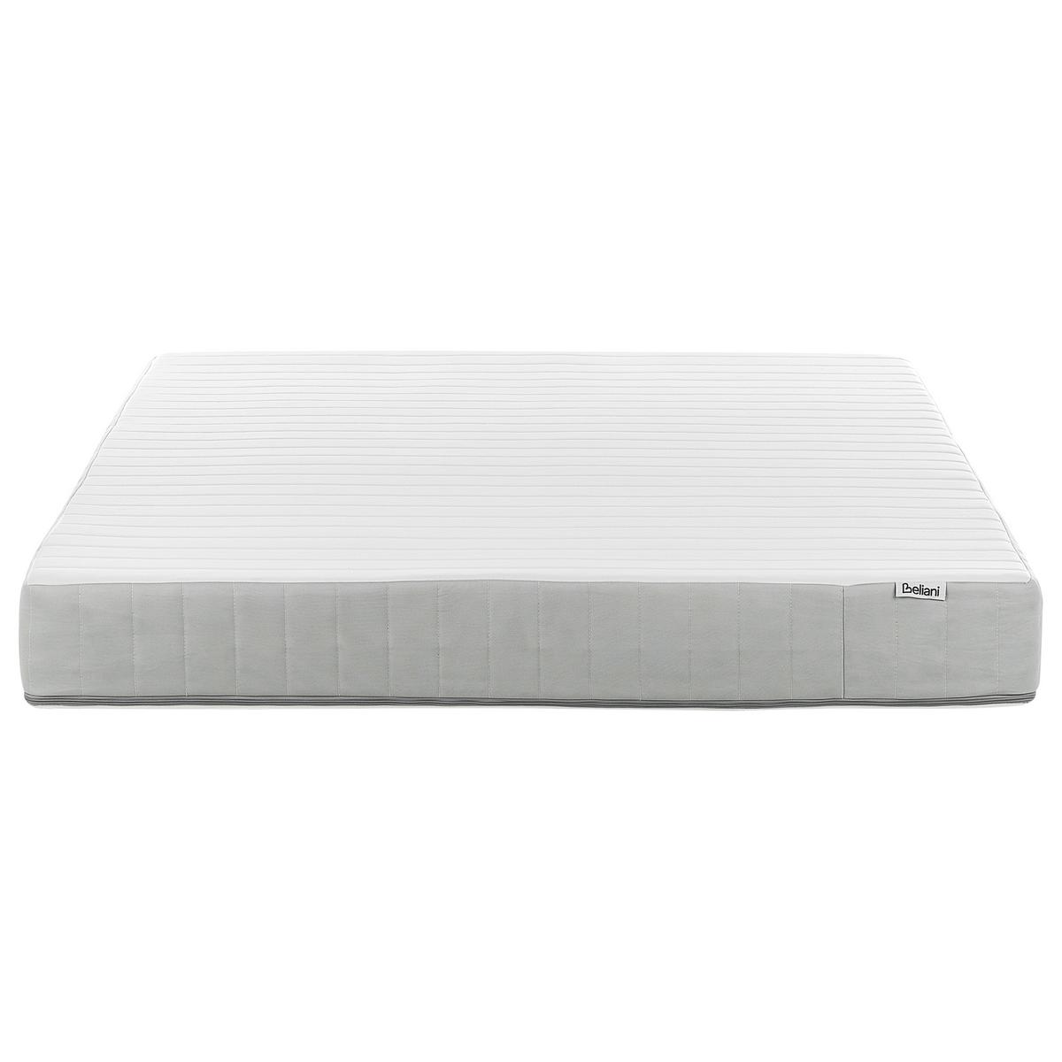 TASCHENFEDERKERNMATRATZE H2/3 Mittel 160/200 cm Roomy - Weiß, Textil (160/200cm) - Beliani
