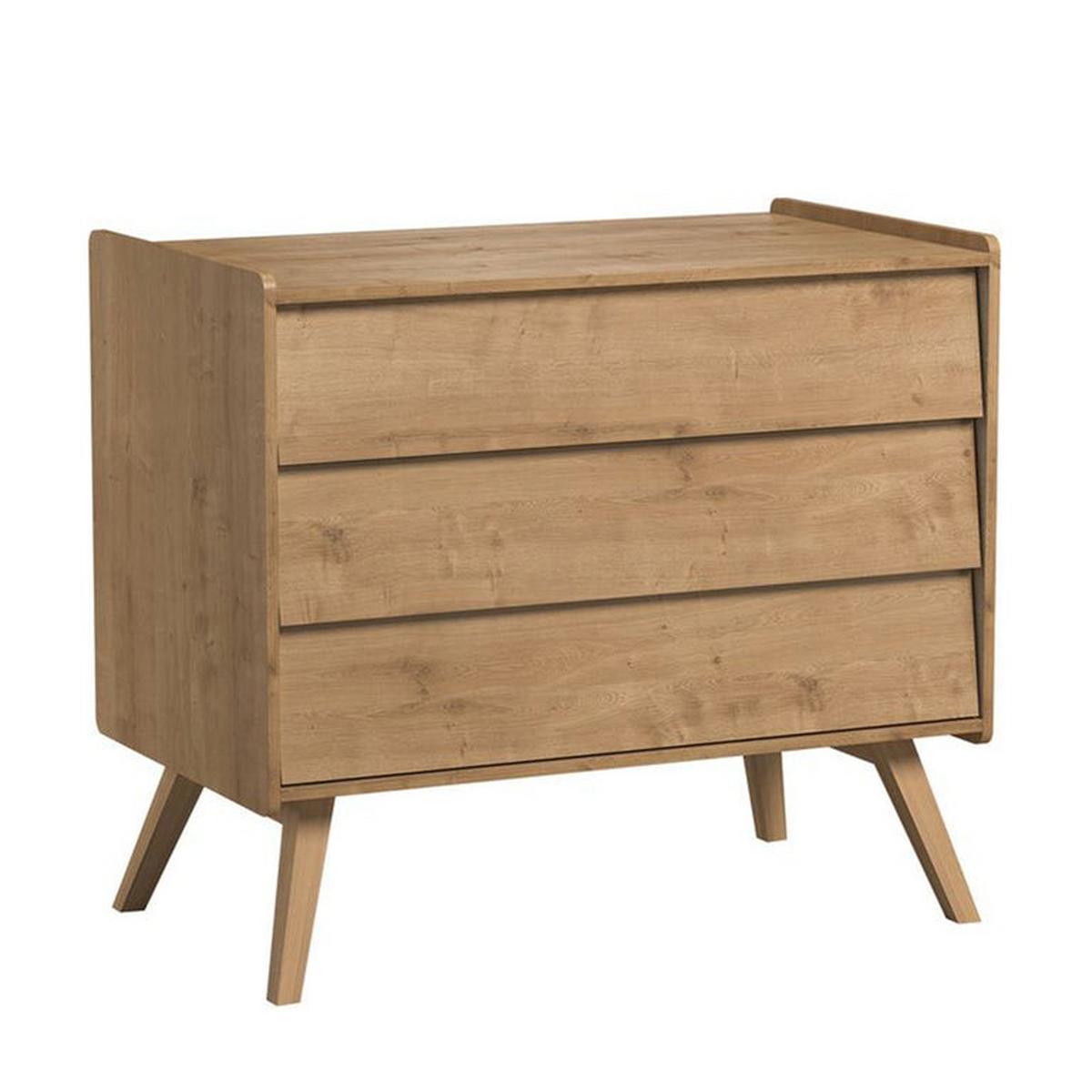 BABYZIMMER 2-teilig Vintage Holz - Braun, Holzwerkstoff (100/90/58cm) - Petits-meubles