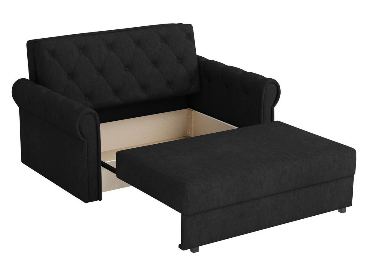 SCHLAFSOFA Viva Roma II - Graphitfarben/Schwarz, Holz/Textil (148/85/98cm) - MIRJAN24