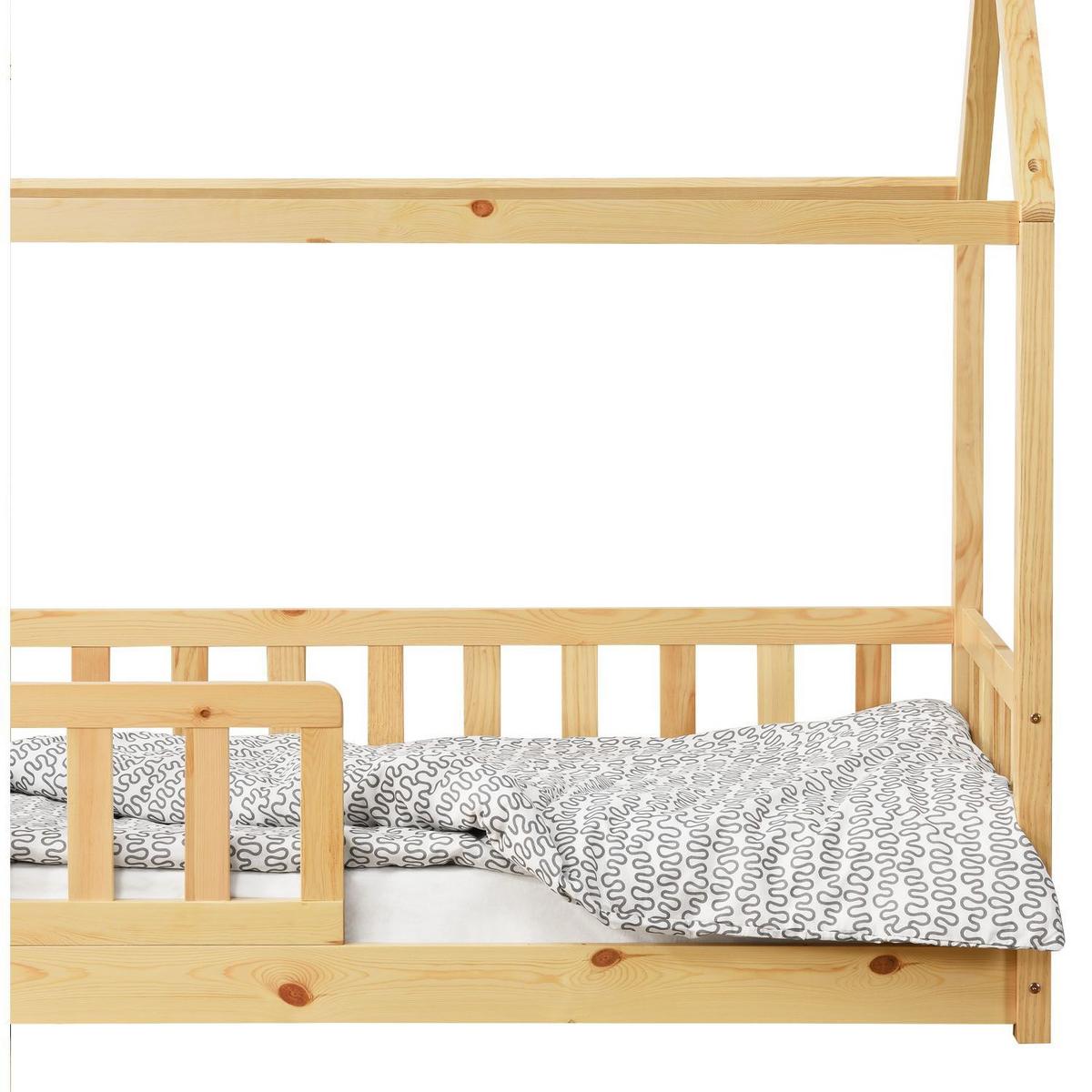 KINDERBETT Marli natur 90x200 cm - Naturfarben, Holz (90/200cm) - Juskys