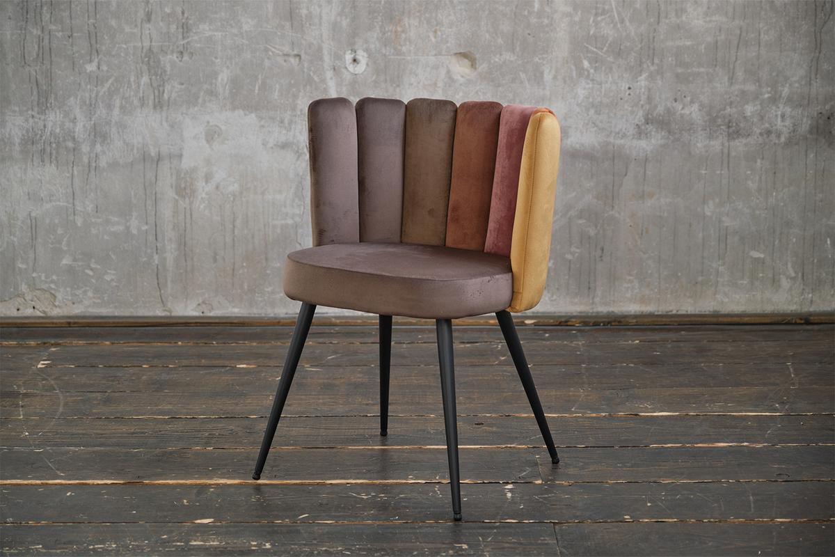 ESSZIMMERSTUHL JADA Braun Velvet (1er-Set) - Braun, Kunststoff/Textil (59/86/55cm) - KAWOLA