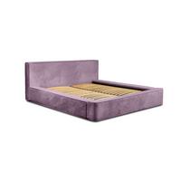 POLSTERBETT Modesto In Lincoln - Flieder, Holzwerkstoff/Textil (140/200cm) - Fun Möbel