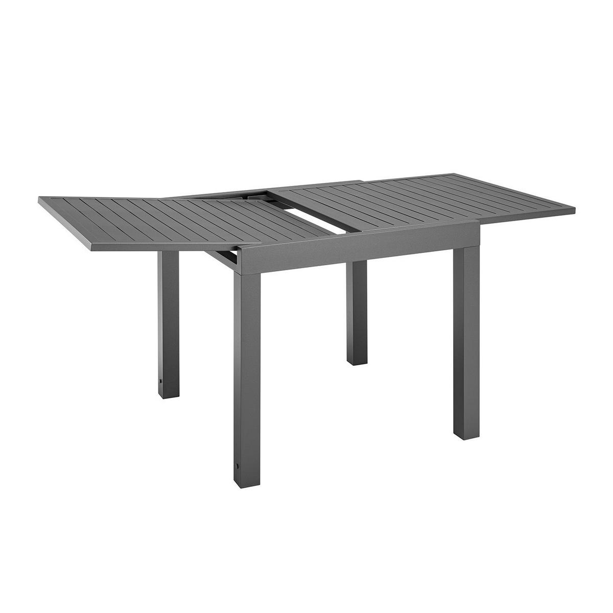 GARTENTISCH Laki grau 80x80x75 cm - Grau, Metall (80/80/75cm) - Juskys