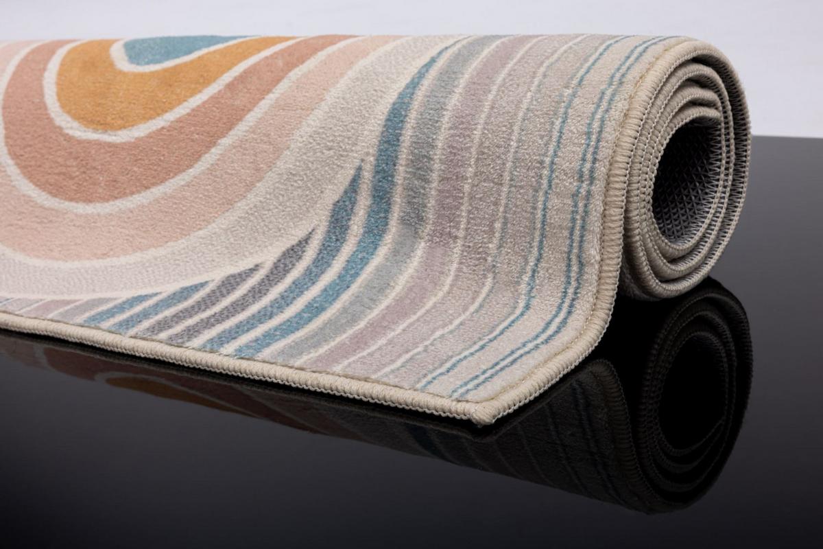 BADTEPPICH Ariella Pastell 50x60 cm - Multicolor, Textil (50/60cm) - Gino Falcone