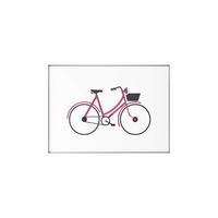 WANDBILD Rosa 50/70 cm - Pink/Schwarz, Glas (2.14/70cm) - KUNSTLOFT