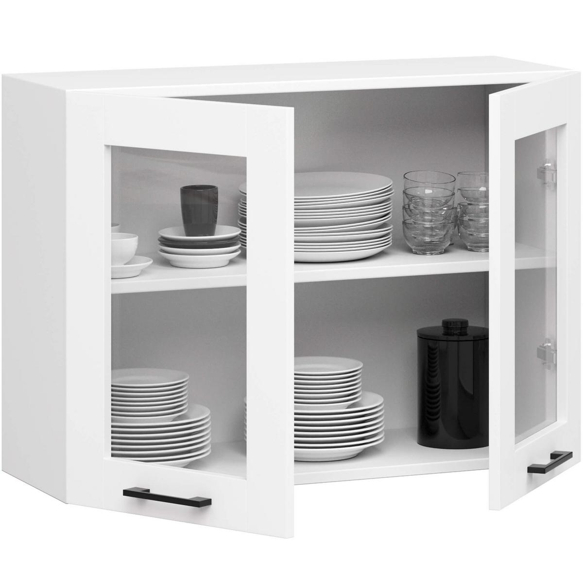 HÄNGESCHRANK Weiß 58/80/30,5 - Weiß, Holzwerkstoff (80/58/30cm) - RAUMHIRSCH FURNITURE
