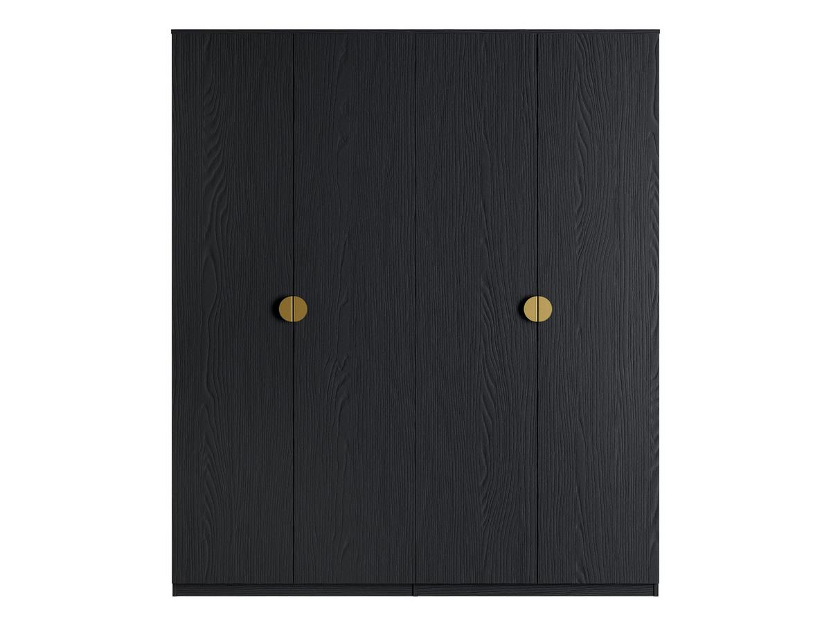 KLEIDERSCHRANK Graphitschwarz 180/210/59 - Graphitfarben, Holzwerkstoff (180/210/59cm) - RAUMHIRSCH FURNITURE