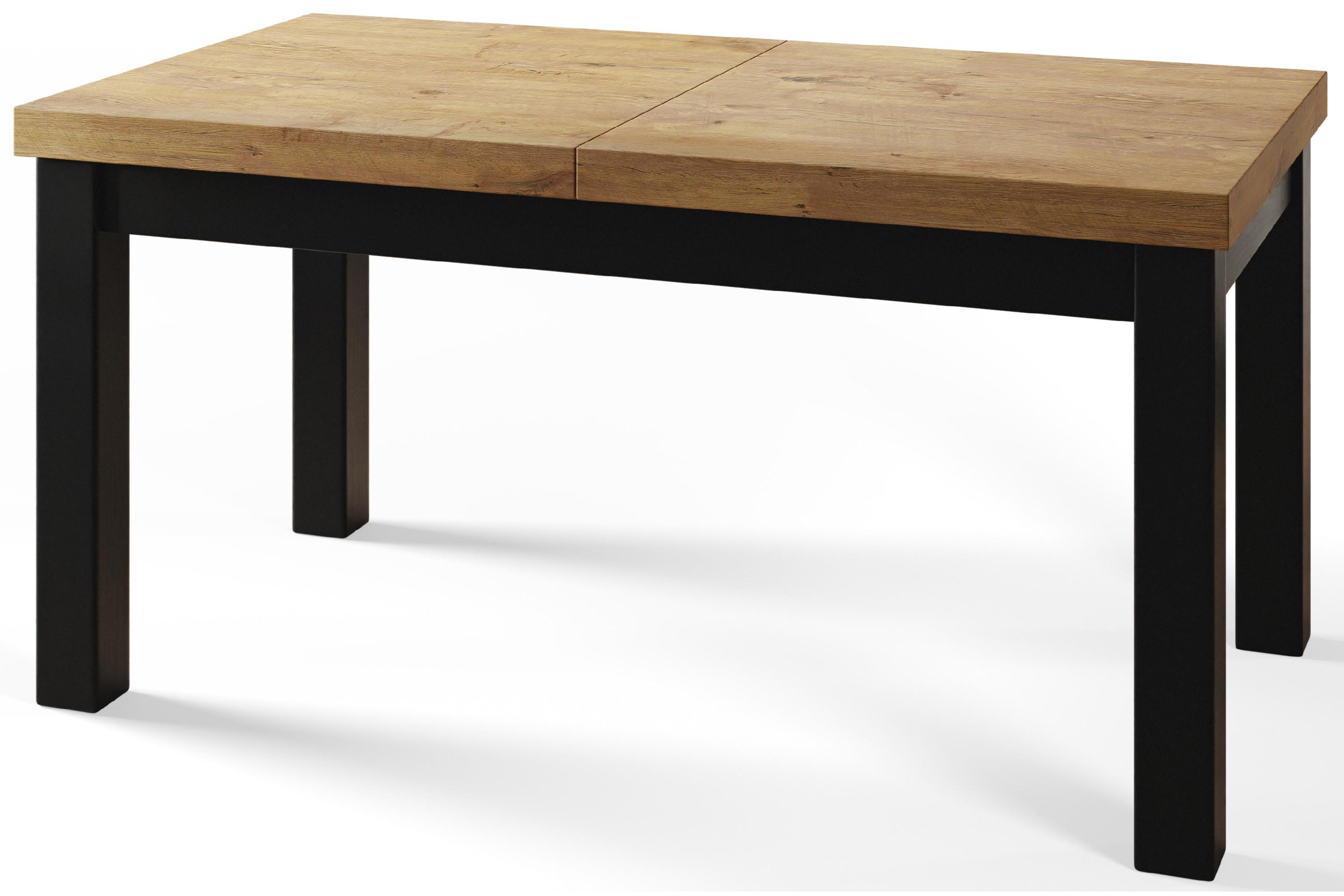 RECHTECKIGER Esstisch Ausziehbar – Moderner Wohnzimmertisch Küchentisch und Esszimmertisch – Tisch mit Holzbeinen, Maßen von 140 – 180 cm – Lancelot - Beige/Schwarz, Holzwerkstoff (140/80/78cm) - Alpi-Möbel