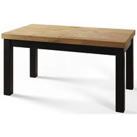 RECHTECKIGER Esstisch Ausziehbar – Moderner Wohnzimmertisch Küchentisch und Esszimmertisch – Tisch mit Holzbeinen, Maßen von 170 – 250 cm – Lancelot - Beige/Schwarz, Holzwerkstoff (170/90/78cm) - Alpi-Möbel