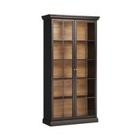 GESCHIRRSCHRANK Toja Anthrazitfarbenes Holz - Braun, Holzwerkstoff (102.4/200/40.7cm) - Petits-meubles