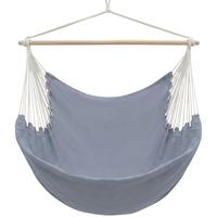 XXL HÄNGESESSEL 185/130 cm Belastbar bis 150 kg Grau - Grau, Textil (130/155/185cm) - Amanka