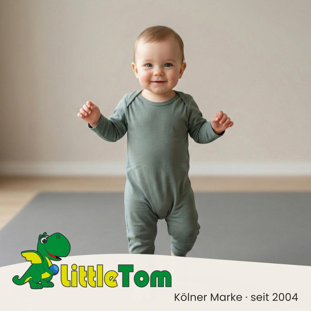 SPIELMATTE mit Rand - 90/90/1 cm Puzzlematte Grau - Grau, Kunststoff (30/30cm) - Littletom