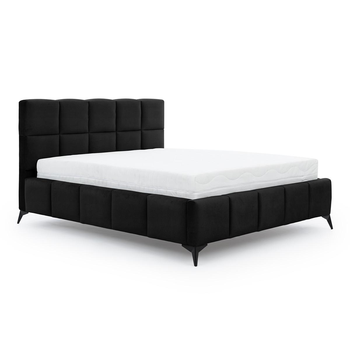 BOXBETT 160/200 Mira Schwarz - Schwarz, Holz (160/200cm) - Petits-meubles