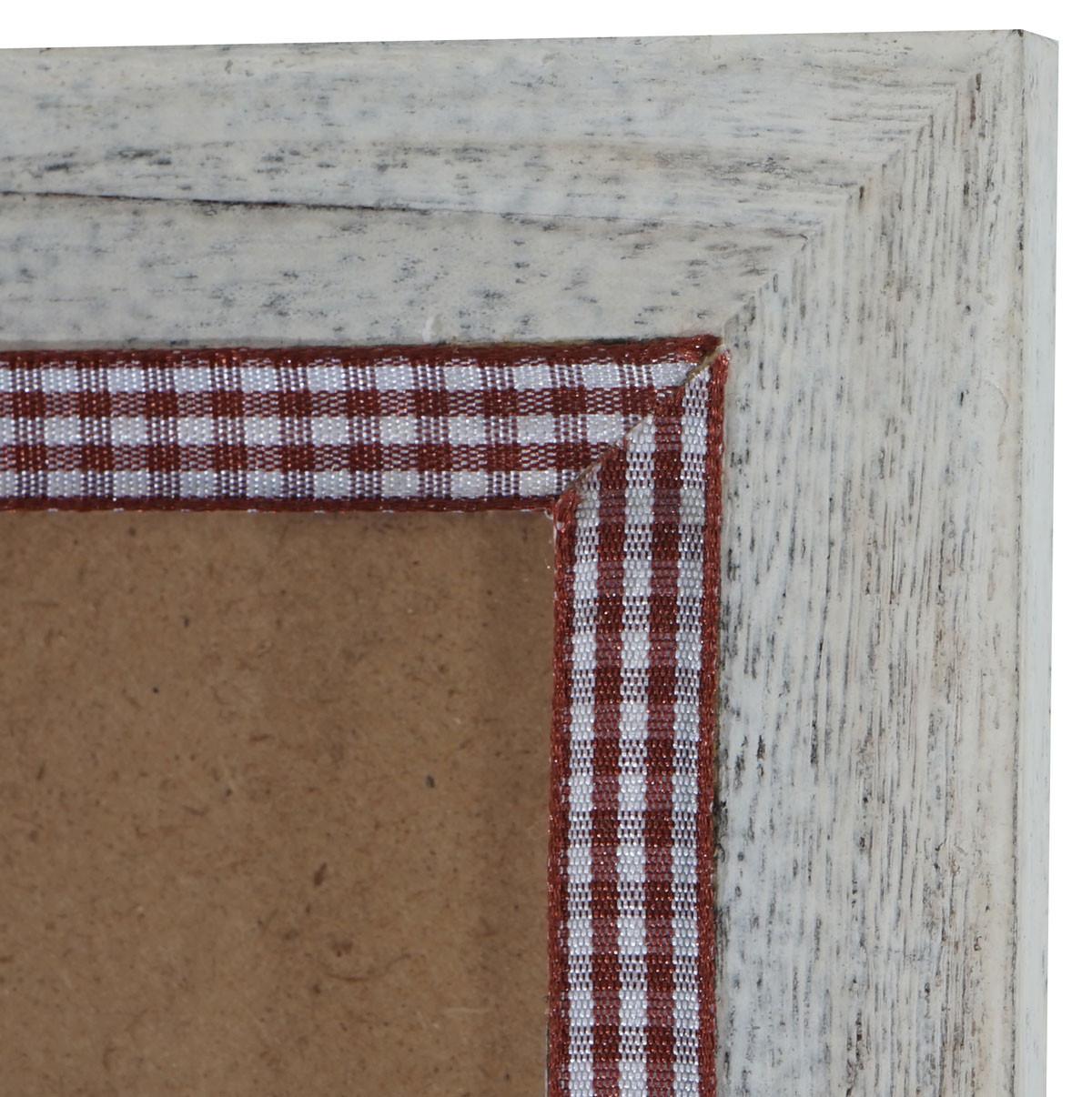 BILDERRAHMEN SHABBY-LOOK rechteckig Kiefer Weiß Dekor - Weiß, Holz (66/46cm) - MCW