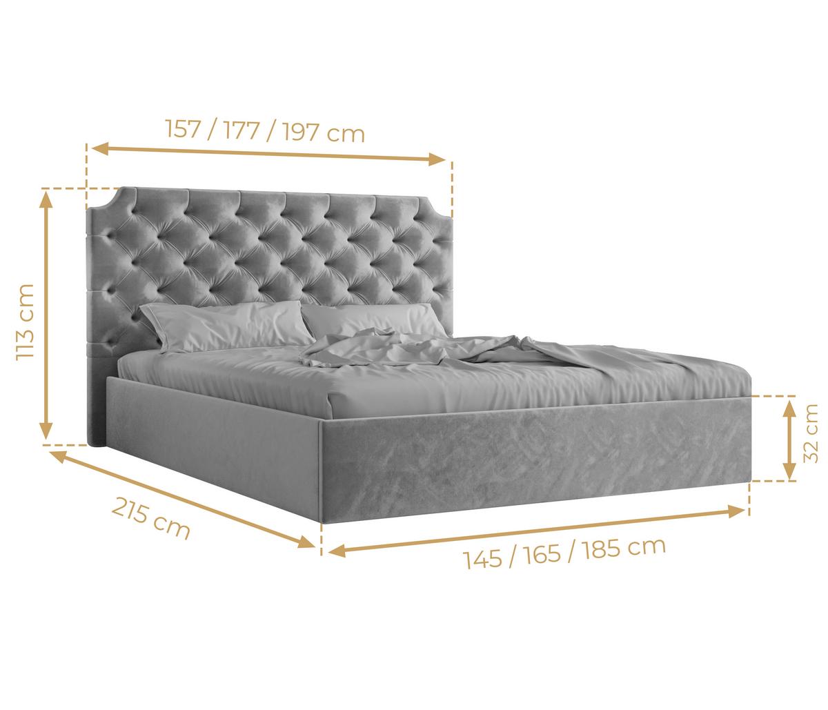 POLSTERBETT Tybilla 160/200 cm in Beige – mit Bettkasten und luxuriösem Stil - Beige/Schwarz, Holz/Holzwerkstoff (160/200cm) - AX Living