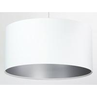 HÄNGELEUCHTE Silber 60/30 cm - Silberfarben/Weiß, Kunststoff (60/1.1/30cm) - ONZENO