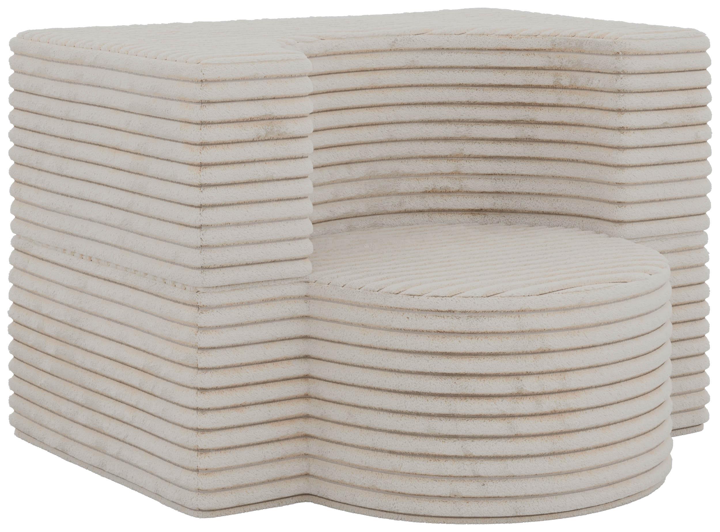 1-SITZER BODENSOFA SANOA - Beige Cord - Beige, Textil (100/68/96cm) - MKS