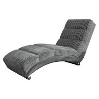 RELAXLIEGE Holiday Cord Bis - Chromfarben/Grau, Holz/Textil (62/84/180cm) - MIRJAN24