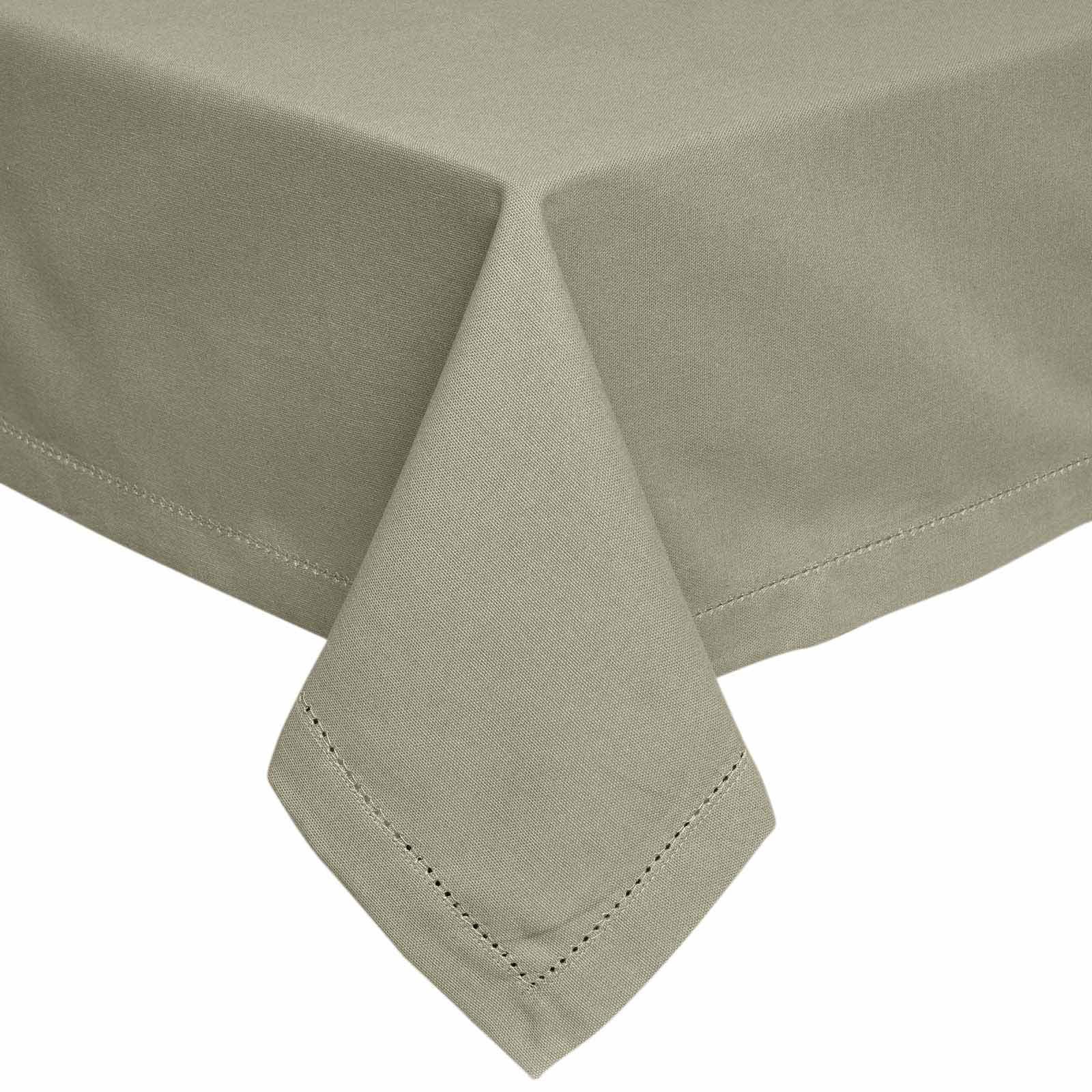 TISCHDECKE grau 137/178 cm, 100% Baumwolle - Grau, Textil (137/178cm) - Homescapes