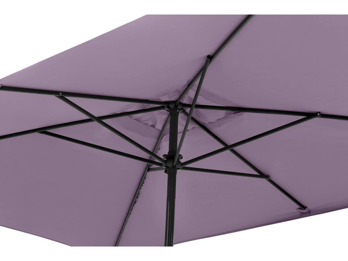 SONNENSCHIRM sol 2 Lila - Lila, Metall (300/200cm) - Habitat Garten