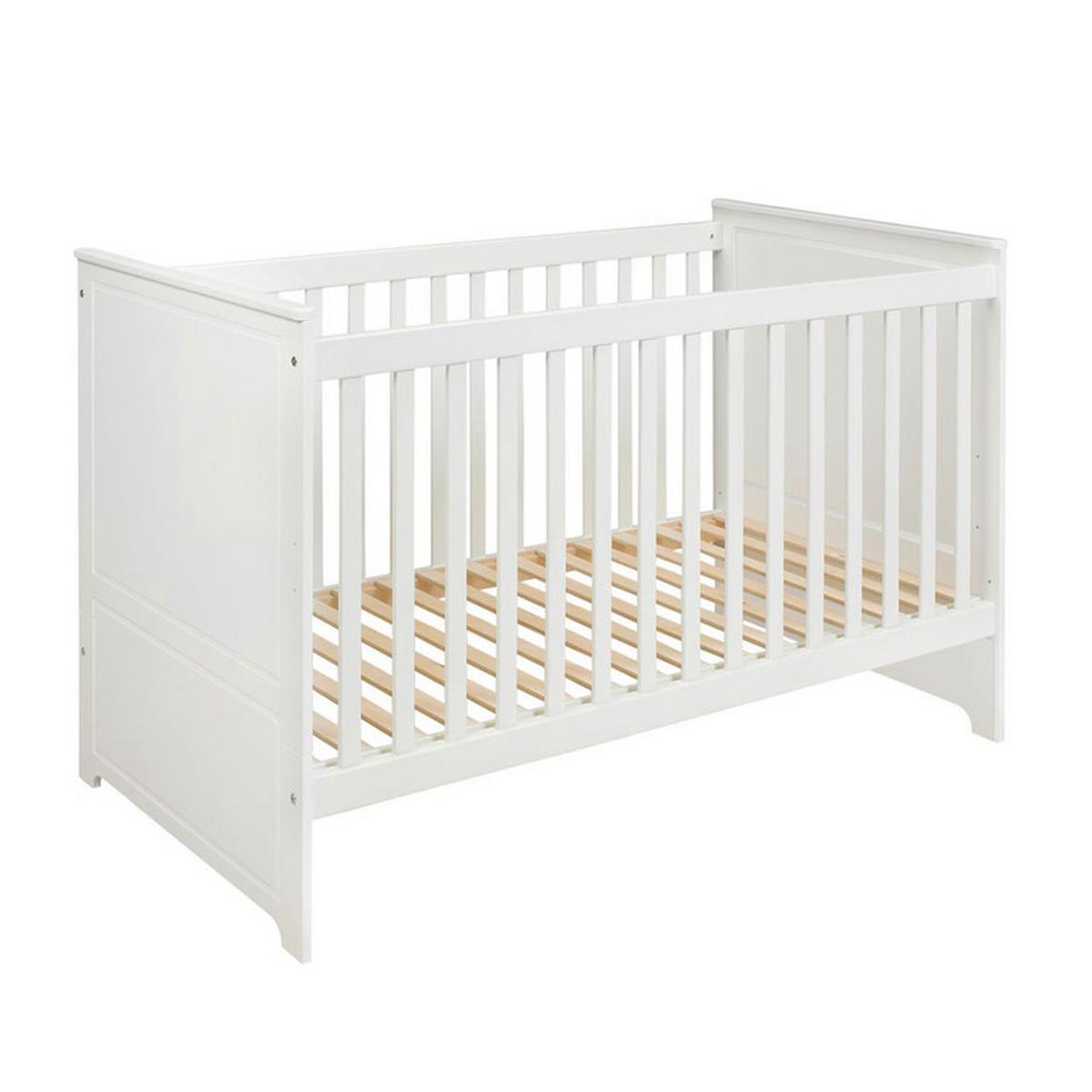 BABYZIMMER 3-teilig Weiß - Weiß, Holzwerkstoff (146/90/78cm) - Petits-meubles