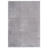 HOCHFLORTEPPICH Antirutsch Uni ALDAN Polyester Grau 140 x 200 cm - Grau, Textil (140/200cm) - KADIMA DESIGN