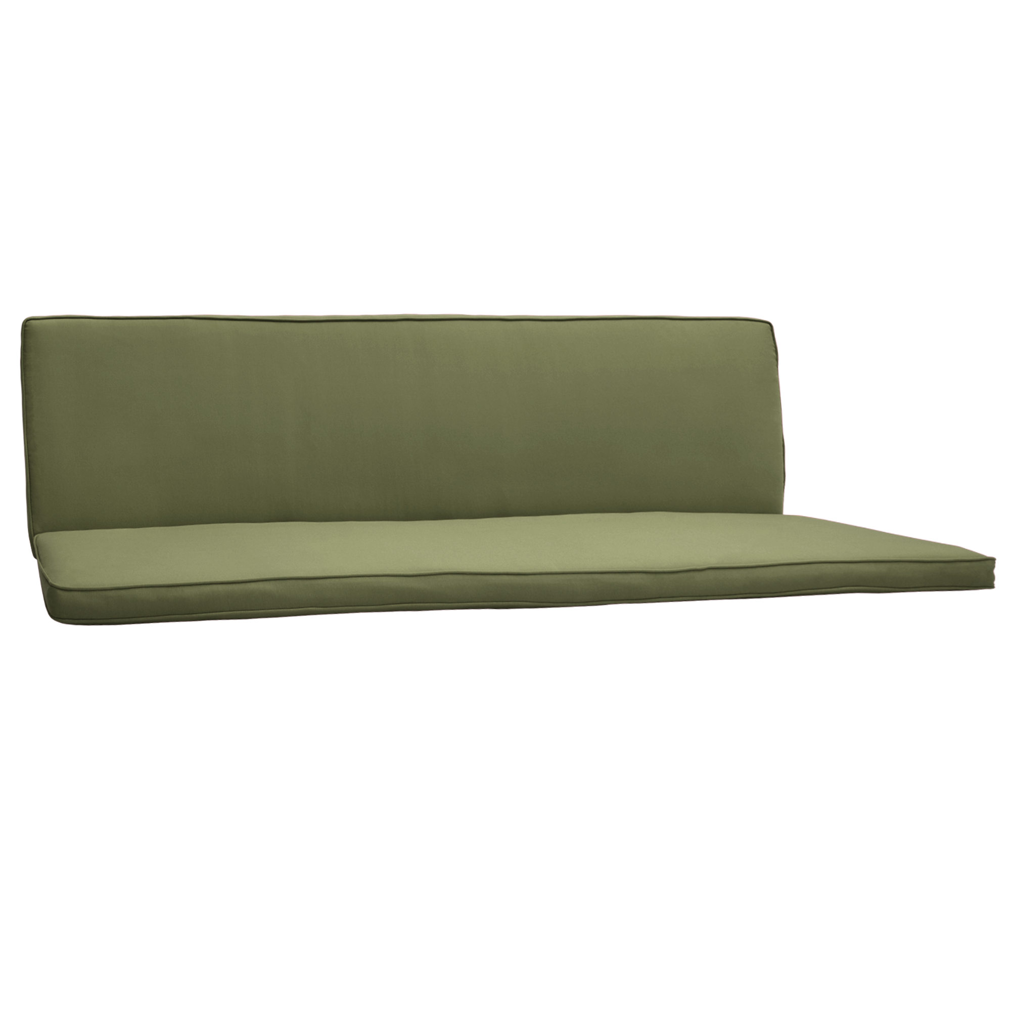 AUFLAGE für Hollywoodschaukel Loft HS 180x50cm Olivgrün - Olivgrün, Textil (100/180cm) - Beautissu 