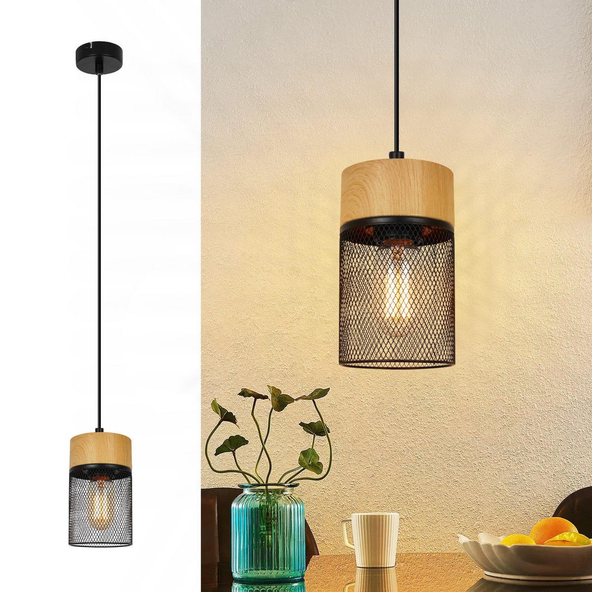PENDELLEUCHTE Maroney 8/8/142.5 cm - Schwarz, Metall (8/8/142.5cm) - Nettlife