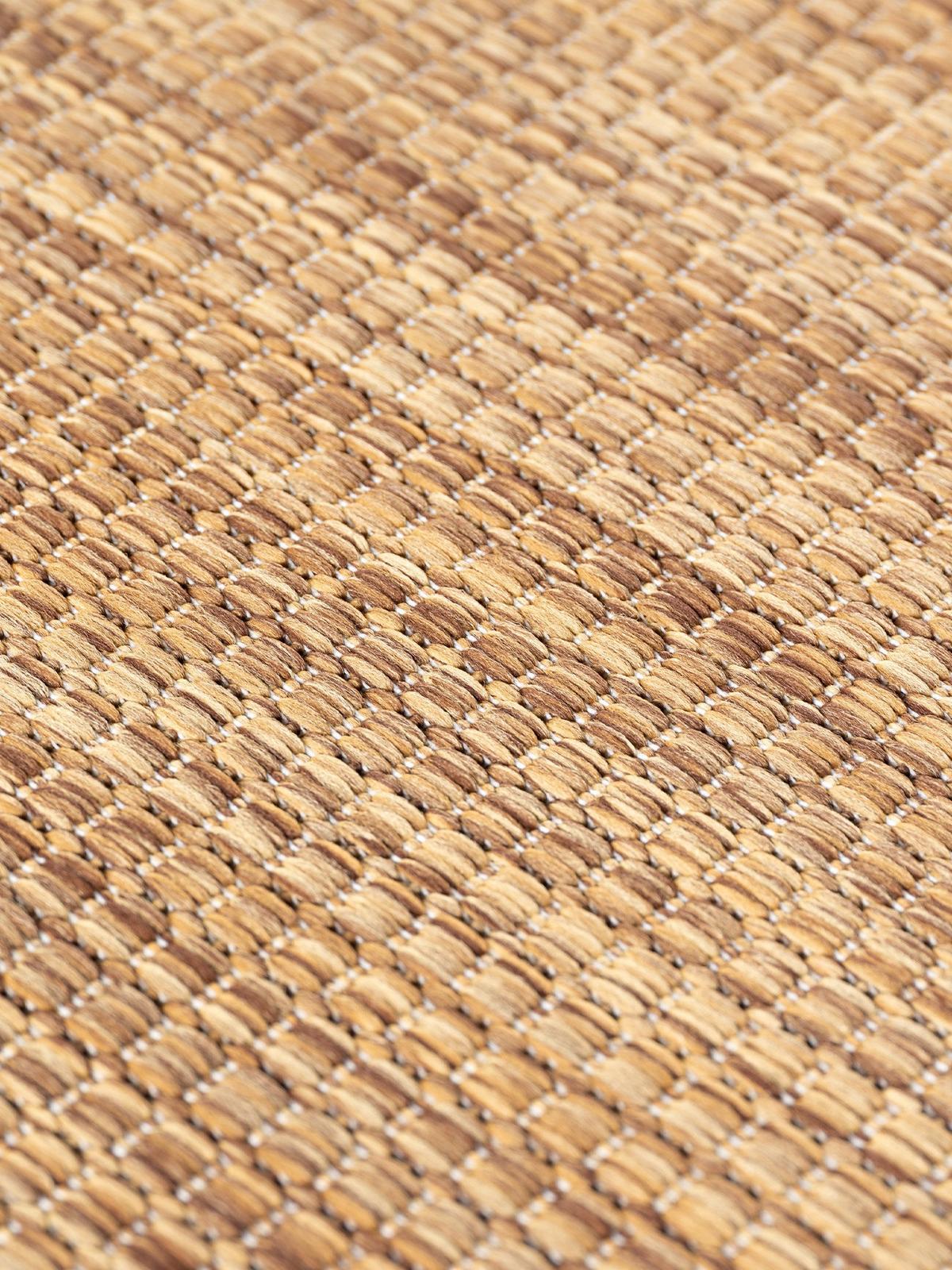 TEPPICH Flachgewebe, Outdoor, Fußbodenheizung-geeignet, VIGOLENO in Ockerbraun, 280 x 370 cm - Braun, Textil (280/370cm) - KADIMA DESIGN