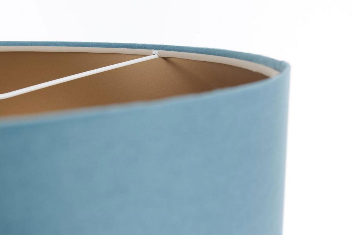 HÄNGELEUCHTE Blau 40/25 cm - Blau/Kupferfarben, Kunststoff (40/0.8/25cm) - ONZENO