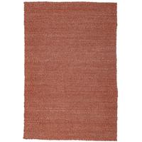 KURZFLORTEPPICH handgewebt GLAVEN, Bouclé-Struktur, Terrakotta, 200 x 290 cm - Orange, Textil (200/290cm) - KADIMA DESIGN