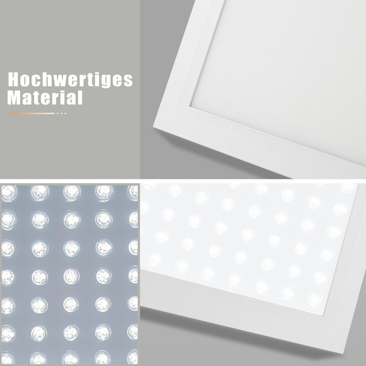 LED-DECKENLEUCHTE Landshut 100/25/4.5 cm - Weiß, Metall (100/25/4.5cm) - Nettlife