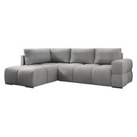 ECKSOFA Taremi - Schwarz/Grau, Holz/Kunststoff (267/185cm) - MIRJAN24