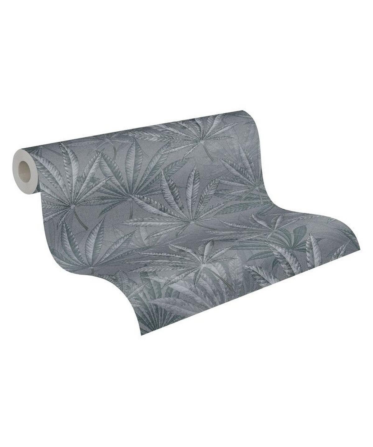 VLIESTAPETE Grau 53/1005 cm - Grau, Textil (53/1cm) - KUNSTLOFT